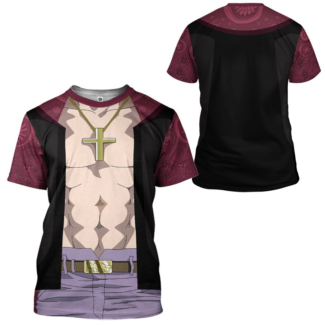 Klothek 3D Shichibukai Mihawk One Piece Costume Custom Tshirt Hoodi | Price in USA, Best Quality