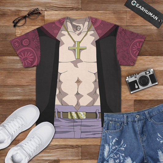 Klothek 3D Shichibukai Mihawk One Piece Costume Custom Tshirt Hoodi | Price in USA, Best Quality