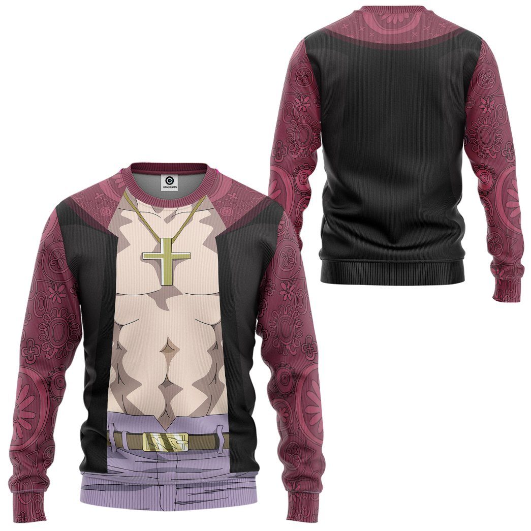 Klothek 3D Shichibukai Mihawk One Piece Costume Custom Tshirt Hoodi | Price in USA, Best Quality