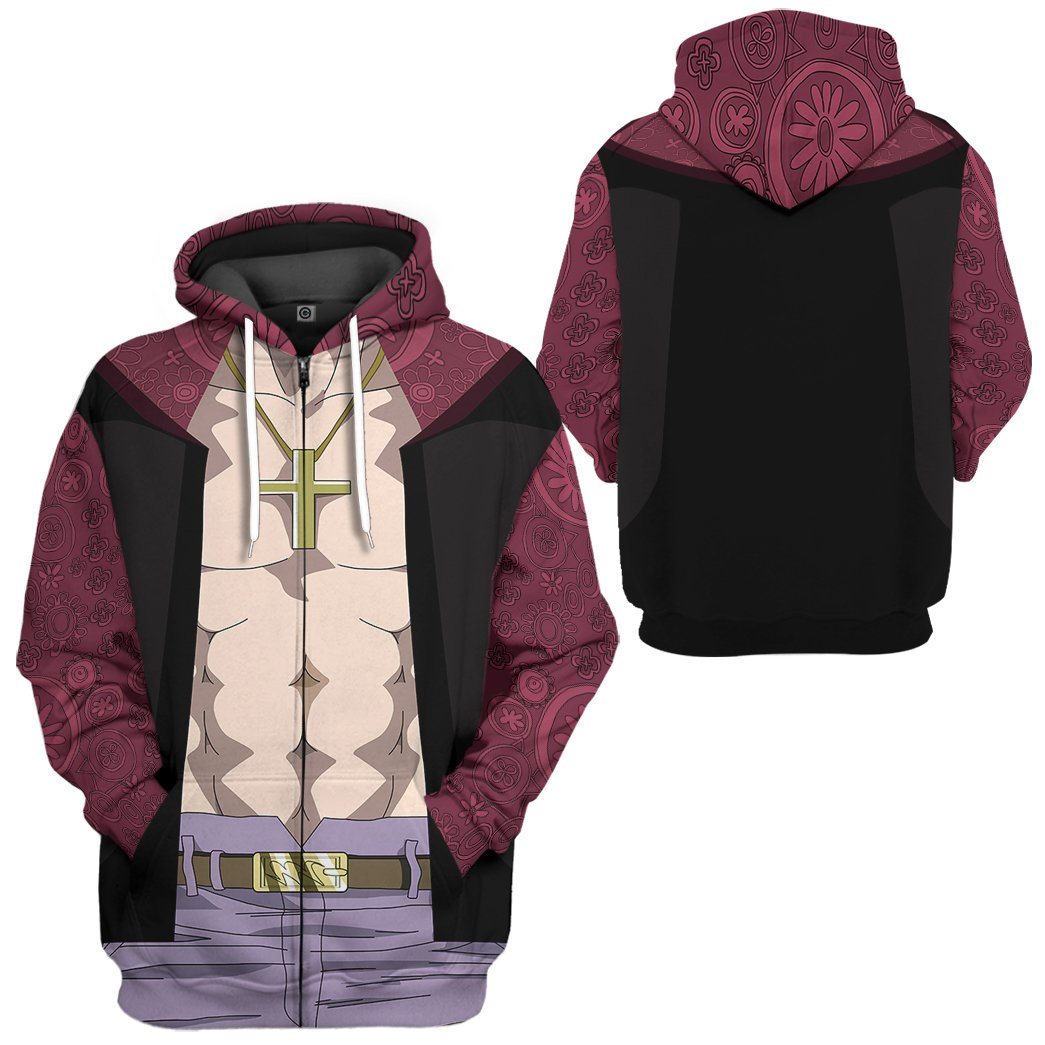 Klothek 3D Shichibukai Mihawk One Piece Costume Custom Tshirt Hoodi | Price in USA, Best Quality