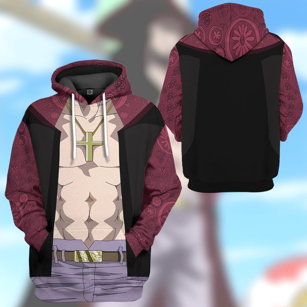 Klothek 3D Shichibukai Mihawk One Piece Costume Custom Tshirt Hoodi | Price in USA, Best Quality