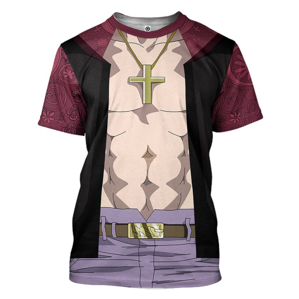 Klothek 3D Shichibukai Mihawk One Piece Costume Custom Tshirt Hoodi | Price in USA, Best Quality