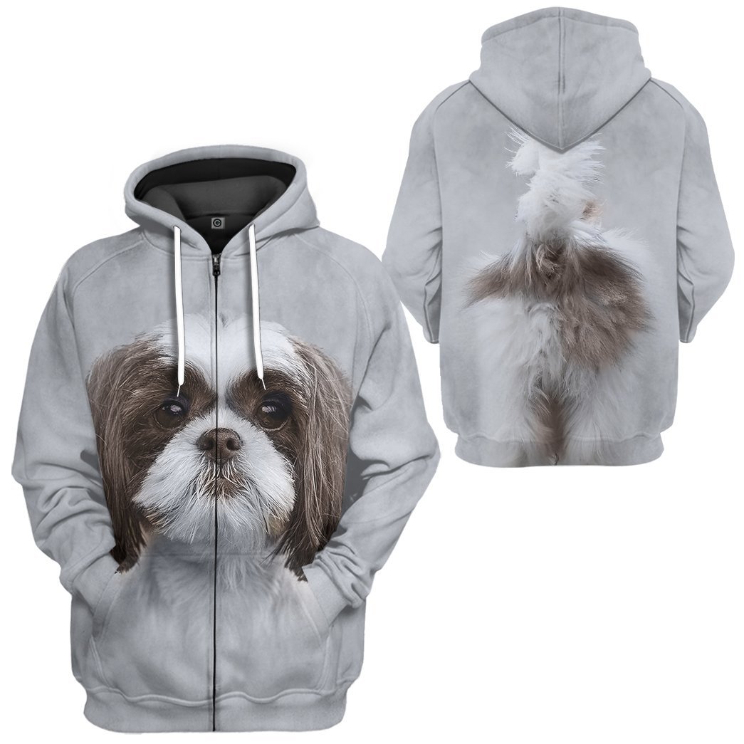 Klothek 3D Shih Tzu Dog Tshirt Hoodie Apparel | Price in USA, Best Quality