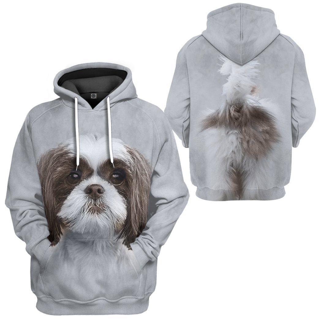 Klothek 3D Shih Tzu Dog Tshirt Hoodie Apparel | Price in USA, Best Quality