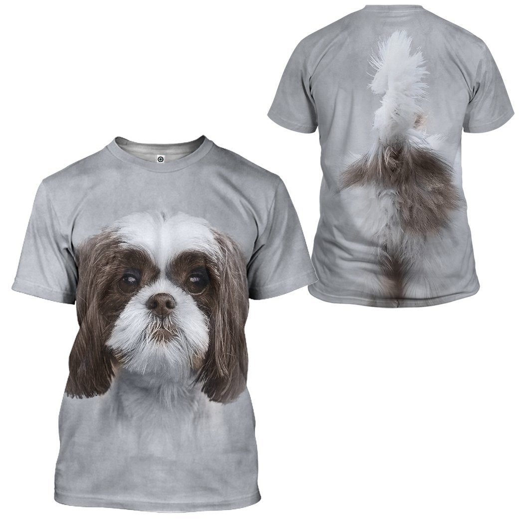 Klothek 3D Shih Tzu Dog Tshirt Hoodie Apparel | Price in USA, Best Quality