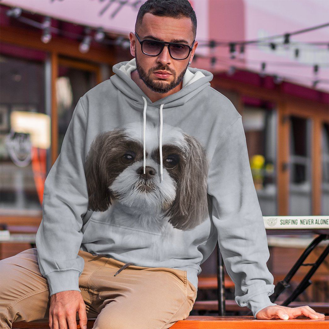 Klothek 3D Shih Tzu Dog Tshirt Hoodie Apparel | Price in USA, Best Quality