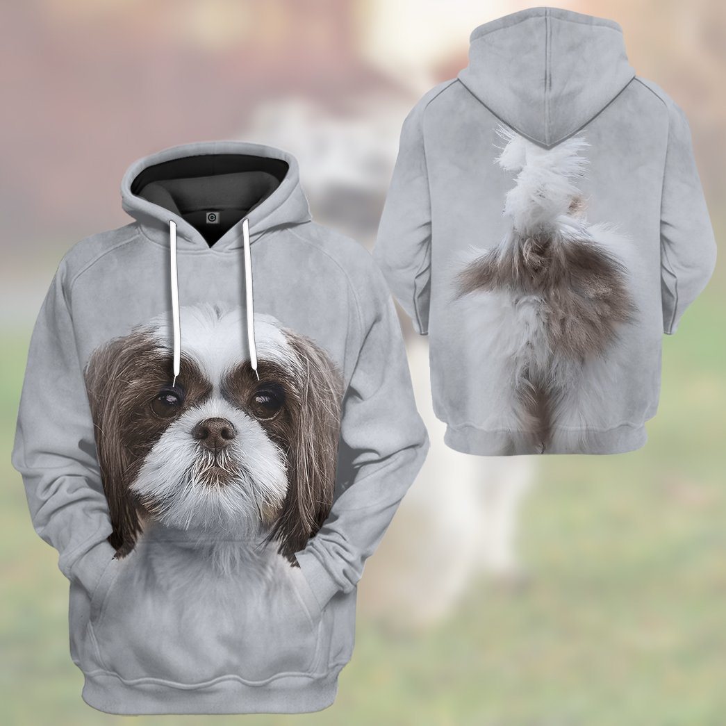 Klothek 3D Shih Tzu Dog Tshirt Hoodie Apparel | Price in USA, Best Quality