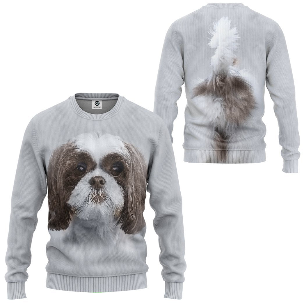 Klothek 3D Shih Tzu Dog Tshirt Hoodie Apparel | Price in USA, Best Quality