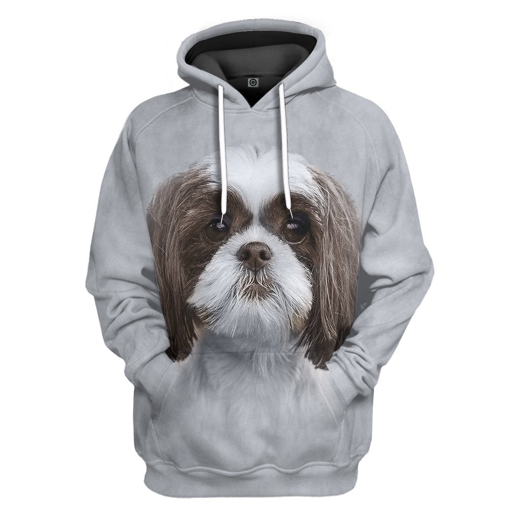 Klothek 3D Shih Tzu Dog Tshirt Hoodie Apparel | Price in USA, Best Quality