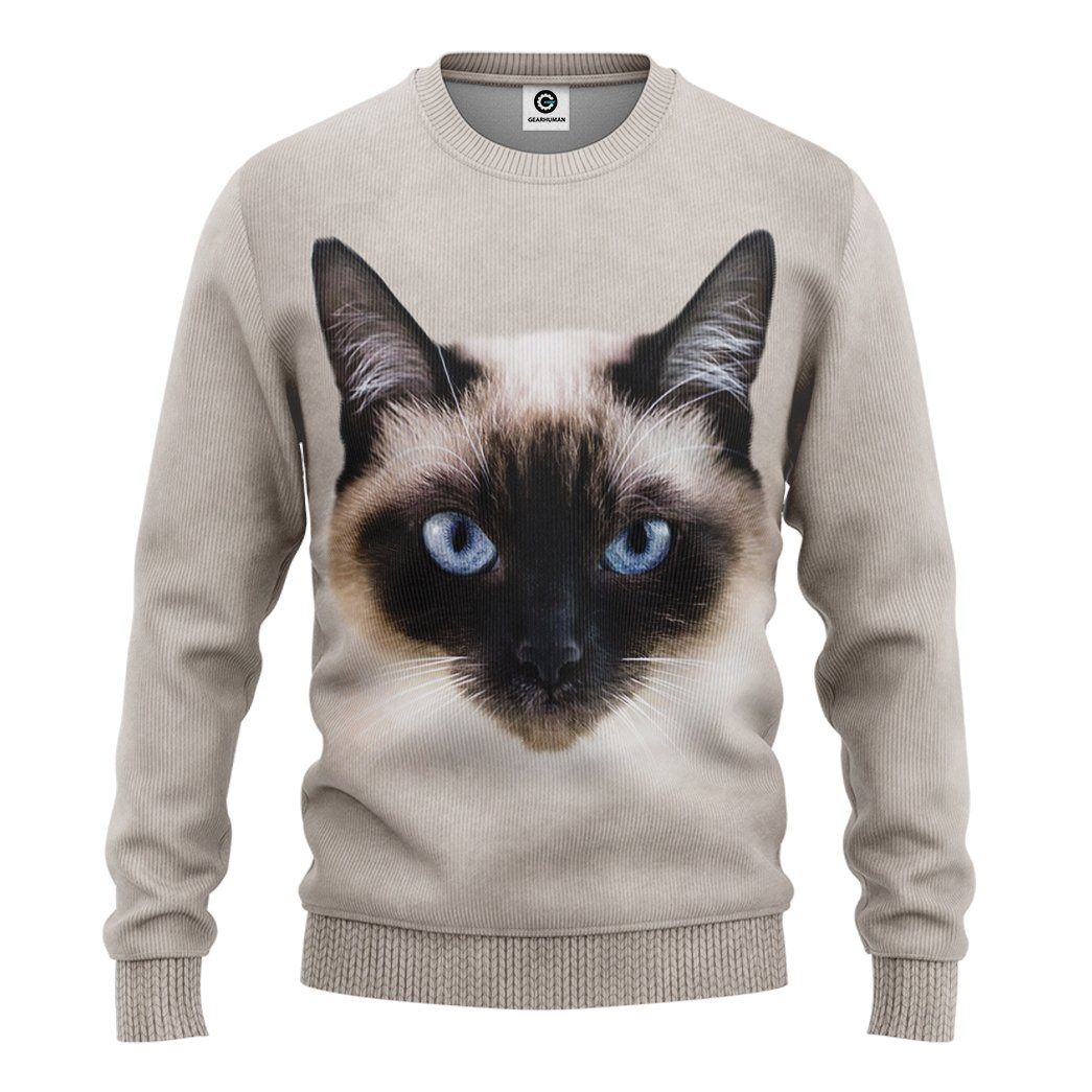 Klothek 3D Siamese Cat Tshirt Hoodie Apparel | Price in USA, Best Quality