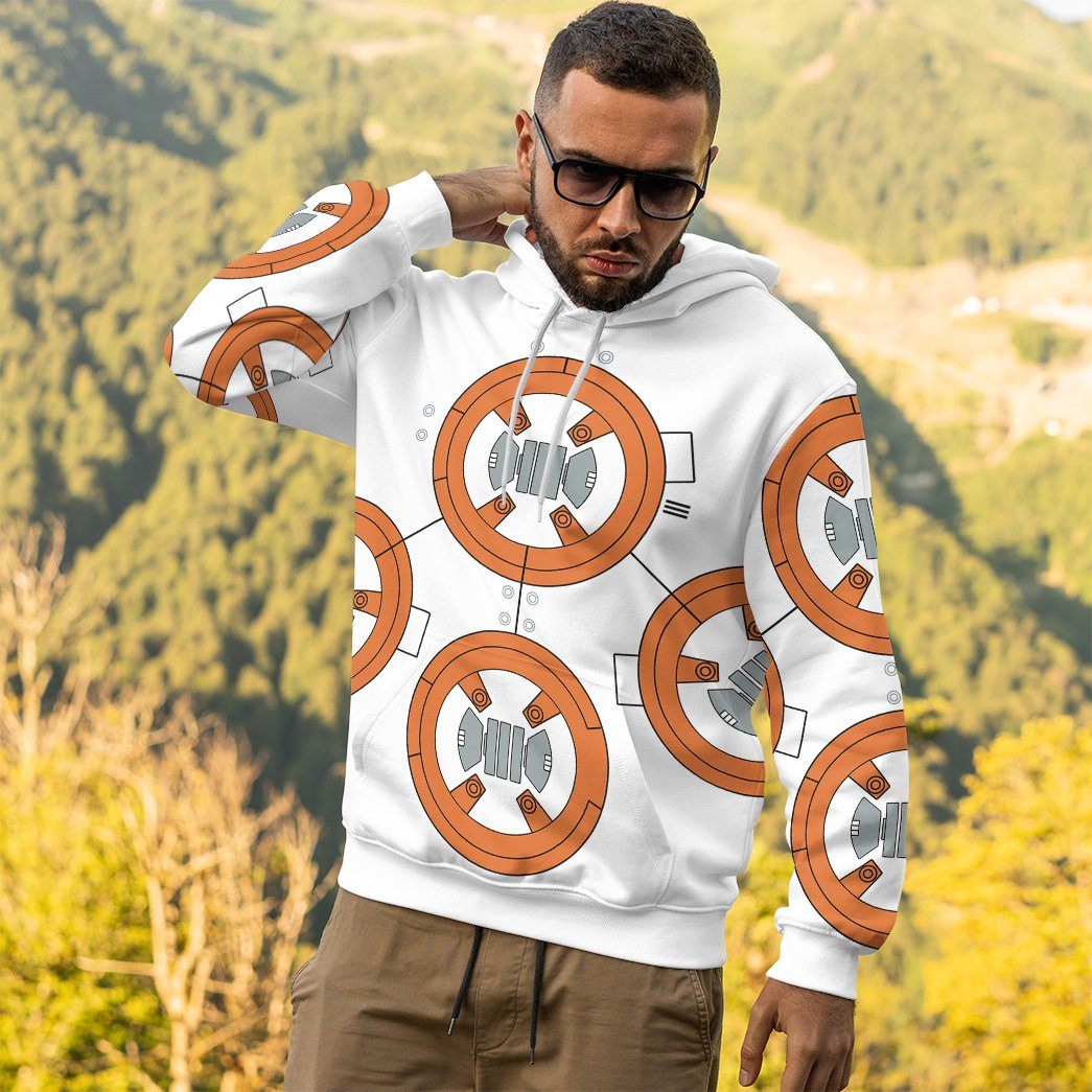 Klothek 3D S.W BB8 Cosplay Custom Tshirt Hoodie Apparel | Price in USA, Best Quality