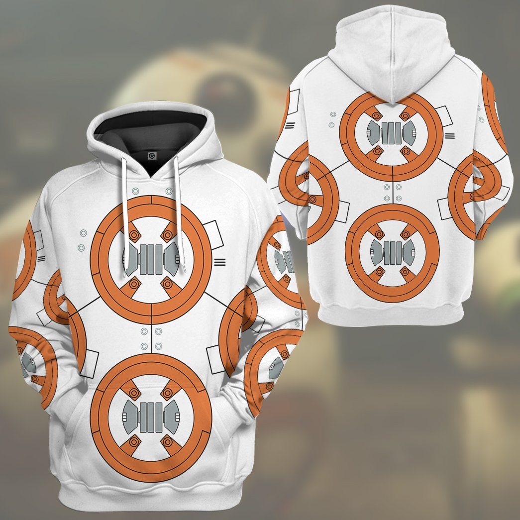 Klothek 3D S.W BB8 Cosplay Custom Tshirt Hoodie Apparel | Price in USA, Best Quality