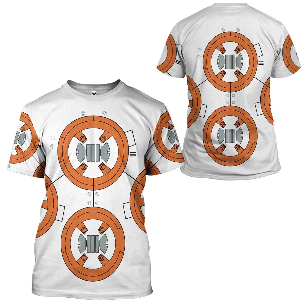 Klothek 3D S.W BB8 Cosplay Custom Tshirt Hoodie Apparel | Price in USA, Best Quality