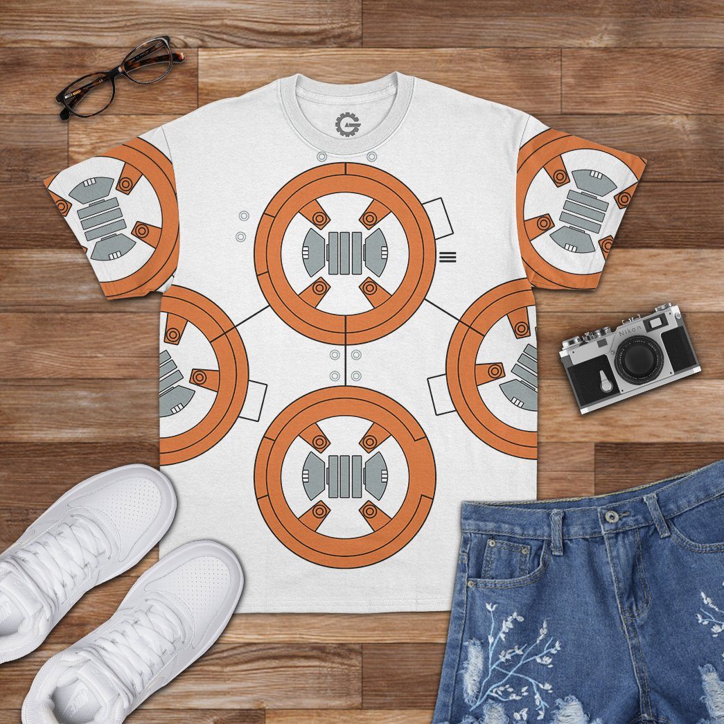 Klothek 3D S.W BB8 Cosplay Custom Tshirt Hoodie Apparel | Price in USA, Best Quality