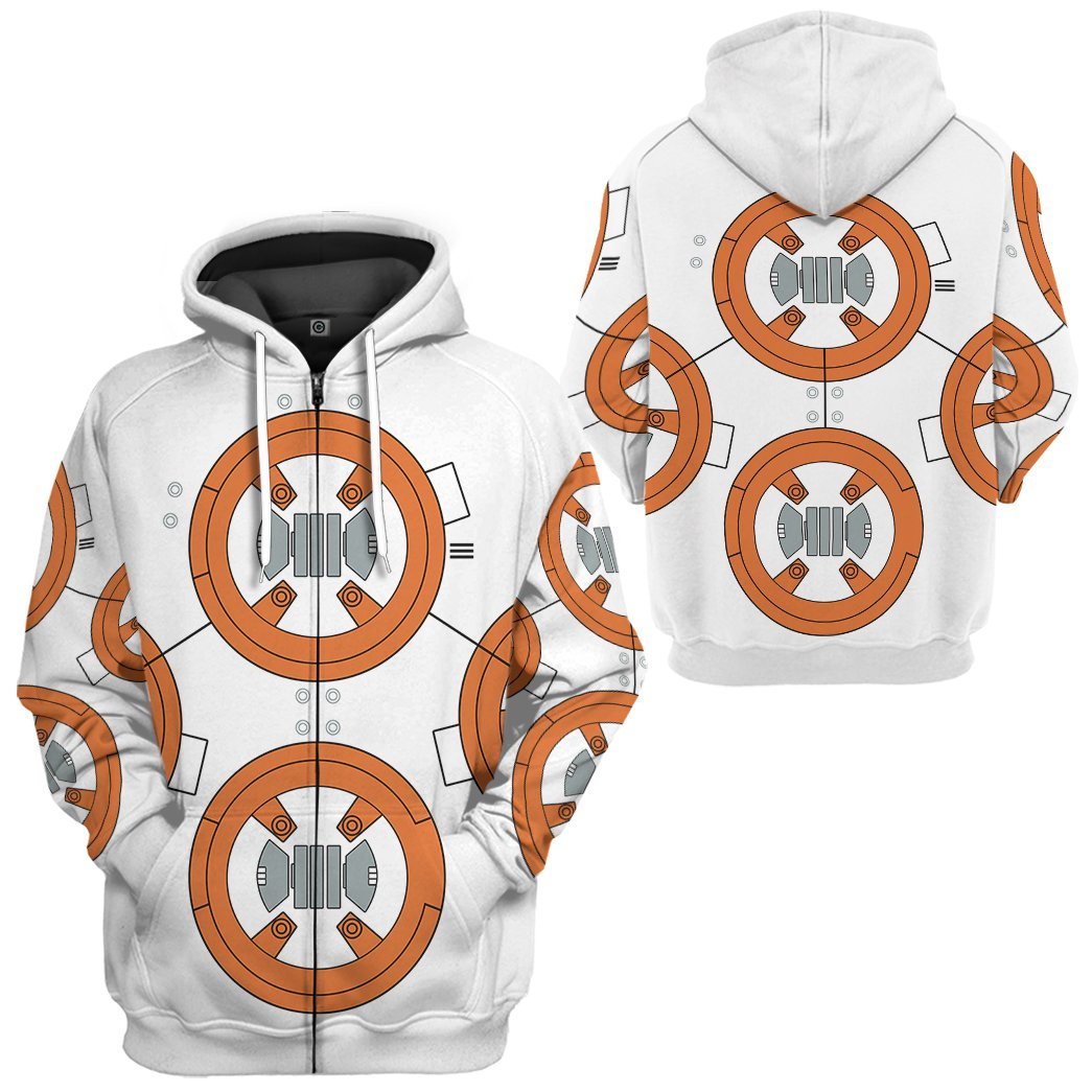 Klothek 3D S.W BB8 Cosplay Custom Tshirt Hoodie Apparel | Price in USA, Best Quality