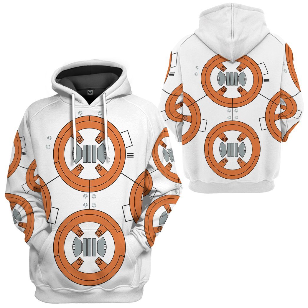 Klothek 3D S.W BB8 Cosplay Custom Tshirt Hoodie Apparel | Price in USA, Best Quality