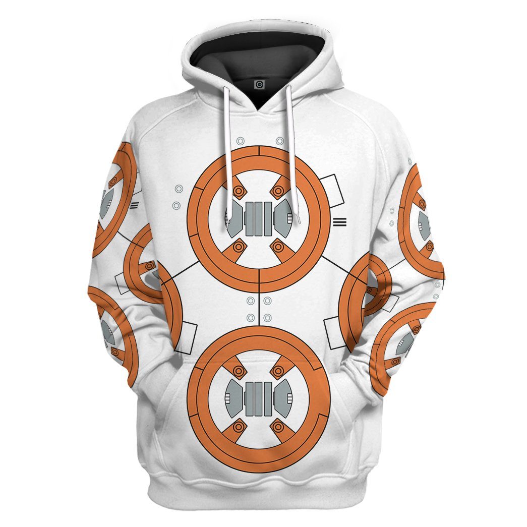 Klothek 3D S.W BB8 Cosplay Custom Tshirt Hoodie Apparel | Price in USA, Best Quality