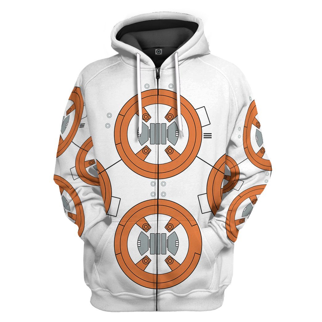 Klothek 3D S.W BB8 Cosplay Custom Tshirt Hoodie Apparel | Price in USA, Best Quality