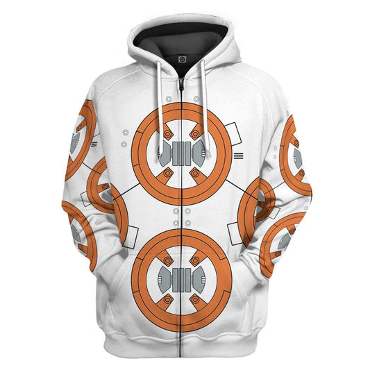 Klothek 3D S.W BB8 Cosplay Custom Tshirt Hoodie Apparel | Price in USA, Best Quality