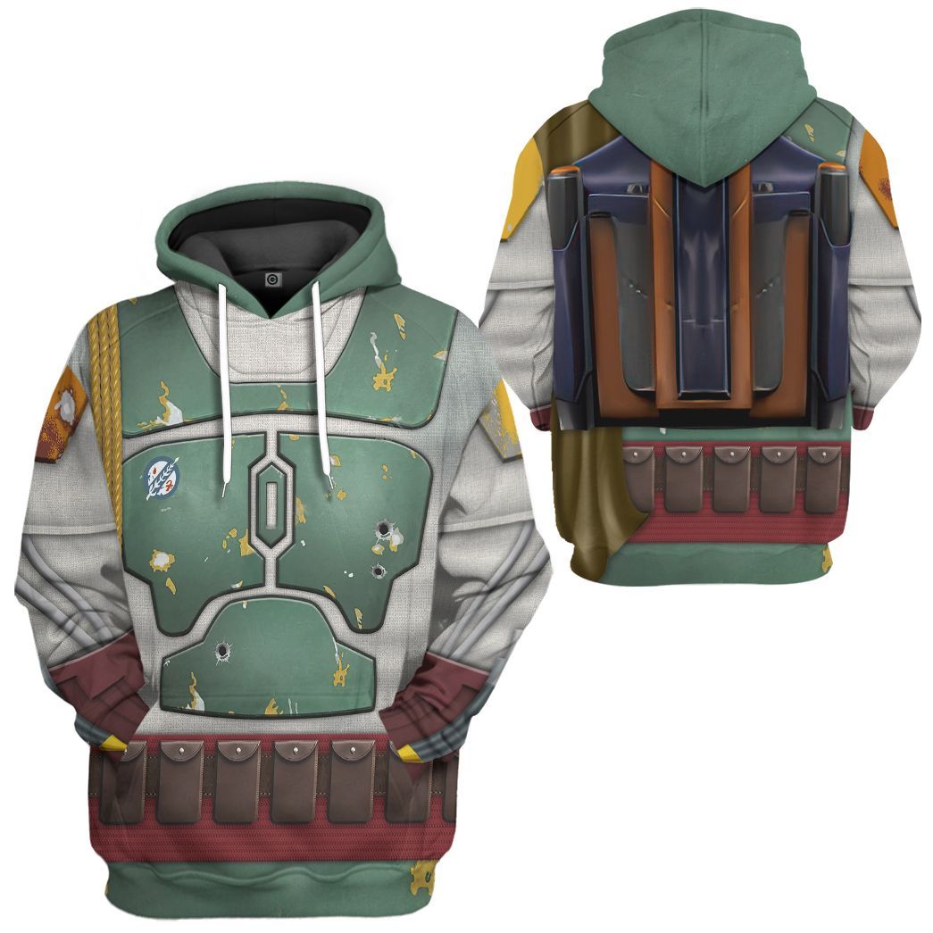 Klothek 3D S.W Boba Fett Tshirt Hoodie Apparel | Price in USA, Best Quality