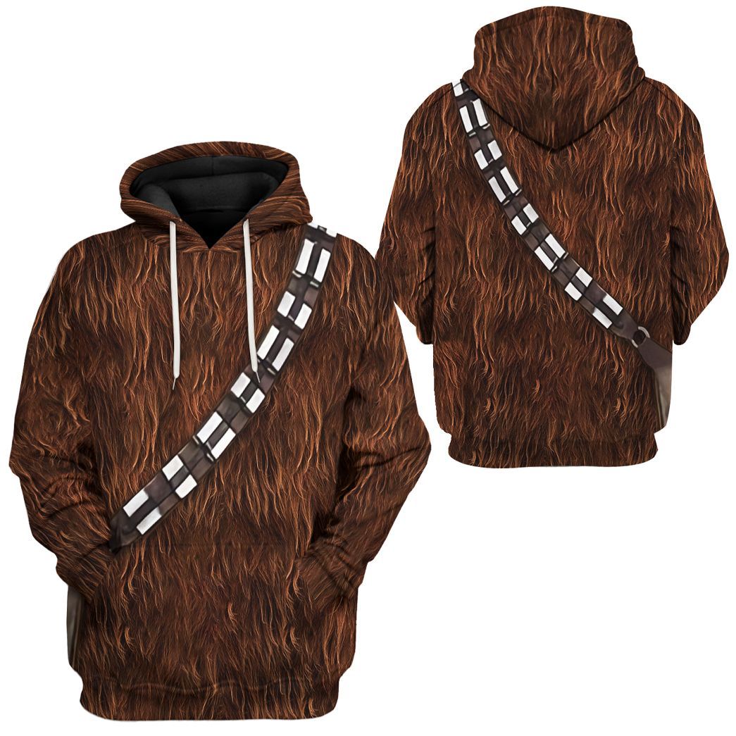 Klothek 3D S.W ChewBacca Set Custom Tshirt Hoodie Apparel | Price in USA, Best Quality