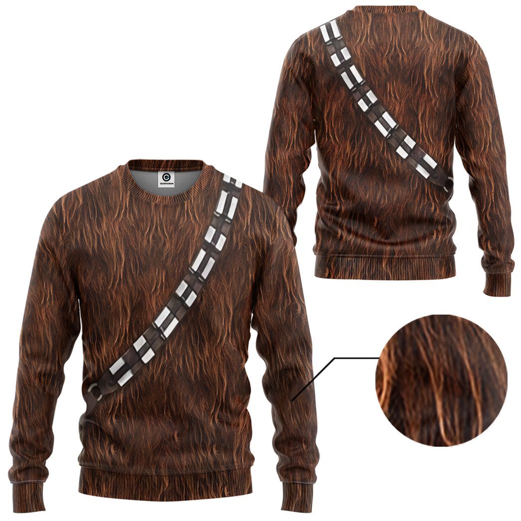 Klothek 3D S.W ChewBacca Set Custom Tshirt Hoodie Apparel | Price in USA, Best Quality