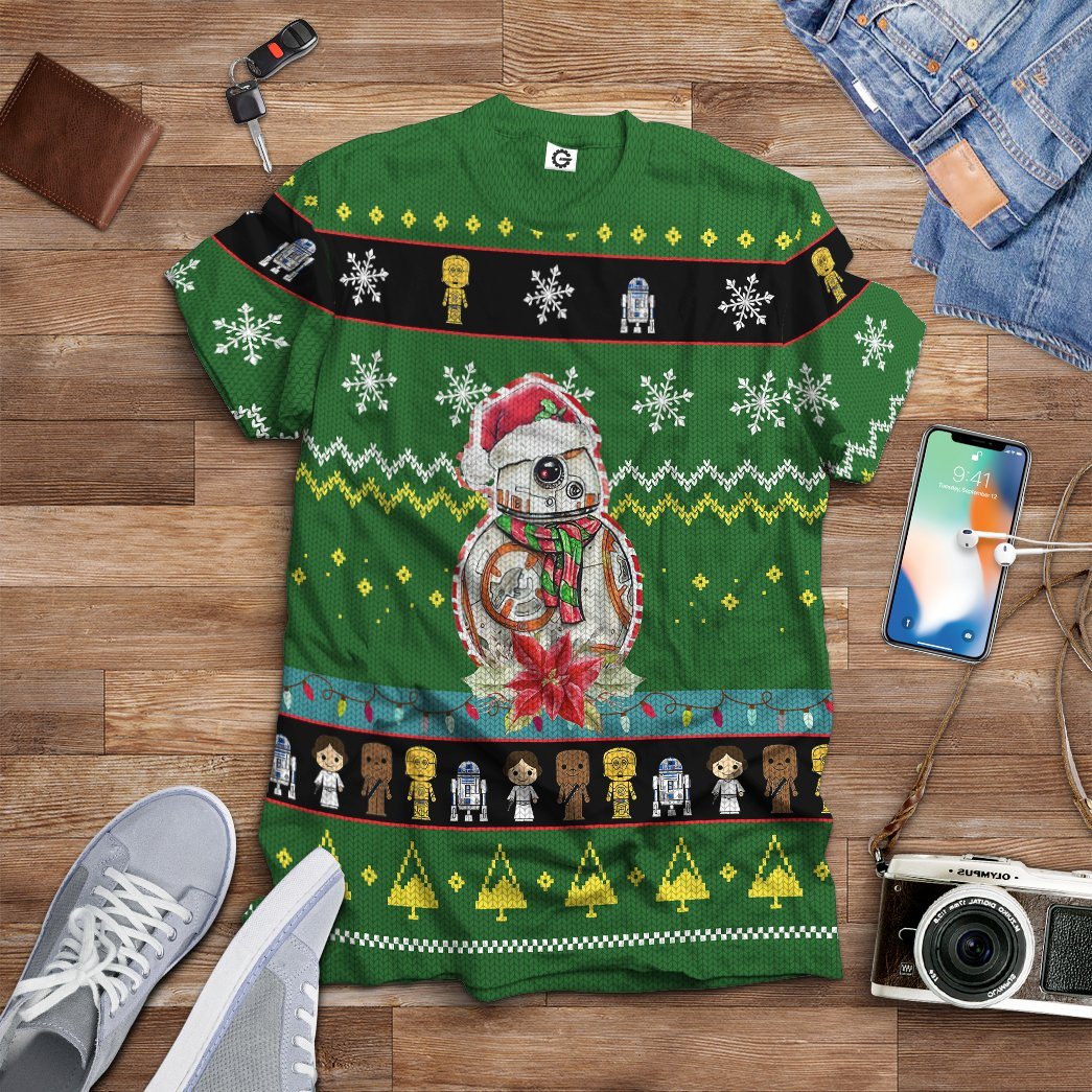 Klothek 3D S.W Christmas Custom Tshirt Fleece Hoodie Apparel | Price in USA, Best Quality