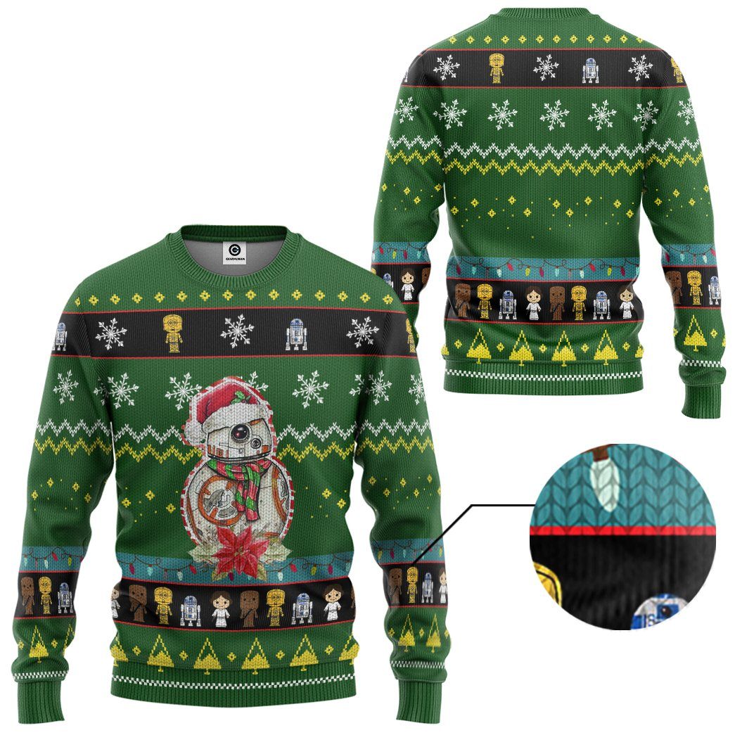 Klothek 3D S.W Christmas Custom Tshirt Fleece Hoodie Apparel | Price in USA, Best Quality