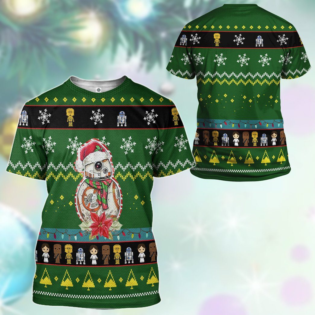 Klothek 3D S.W Christmas Custom Tshirt Fleece Hoodie Apparel | Price in USA, Best Quality