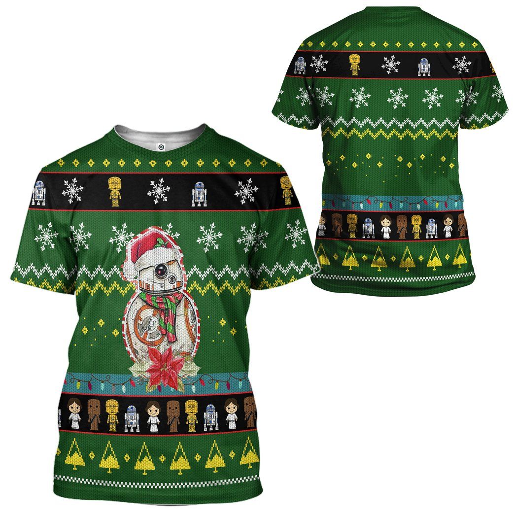 Klothek 3D S.W Christmas Custom Tshirt Fleece Hoodie Apparel | Price in USA, Best Quality