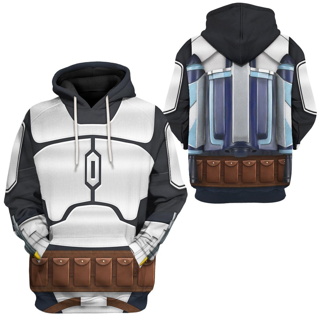 Klothek 3D S.W Jango Fett Costume Tshirt Hoodie Apparel | Price in USA, Best Quality