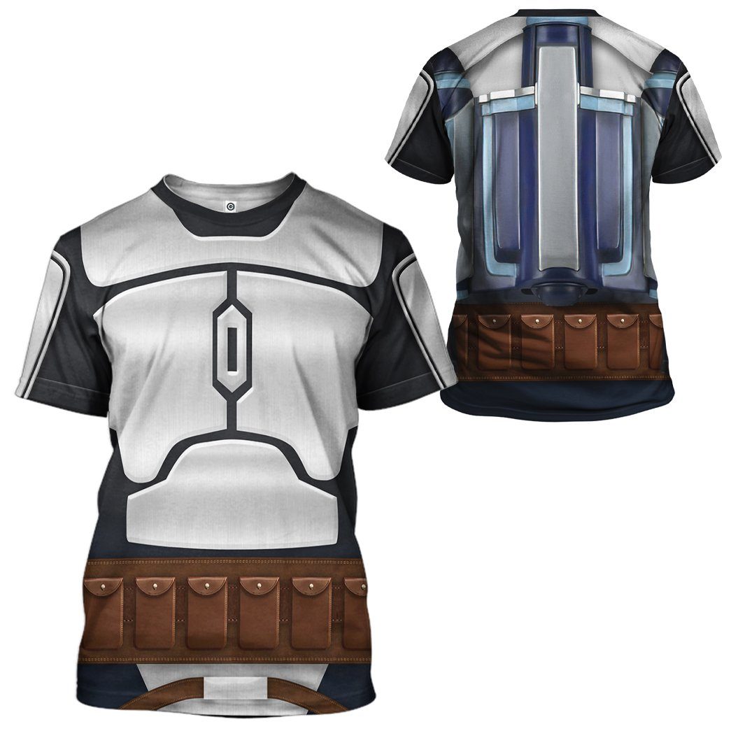 Klothek 3D S.W Jango Fett Costume Tshirt Hoodie Apparel | Price in USA, Best Quality