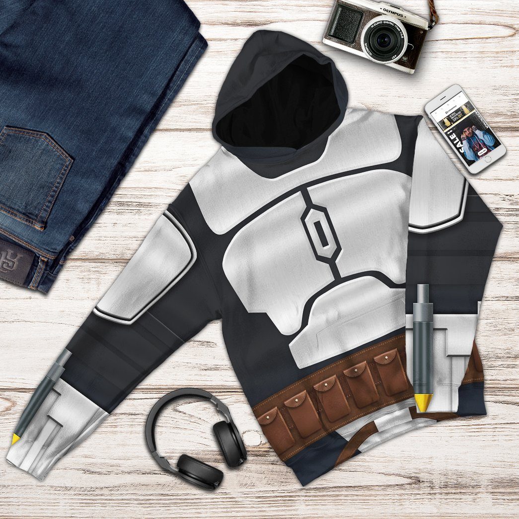 Klothek 3D S.W Jango Fett Costume Tshirt Hoodie Apparel | Price in USA, Best Quality