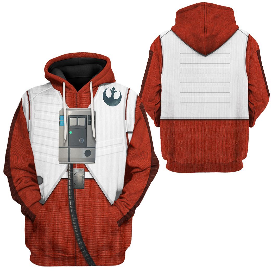 Klothek 3D S.W Poe Dameron Tshirt Hoodie Apparel | Price in USA, Best Quality