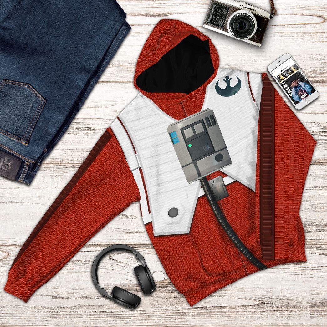 Klothek 3D S.W Poe Dameron Tshirt Hoodie Apparel | Price in USA, Best Quality