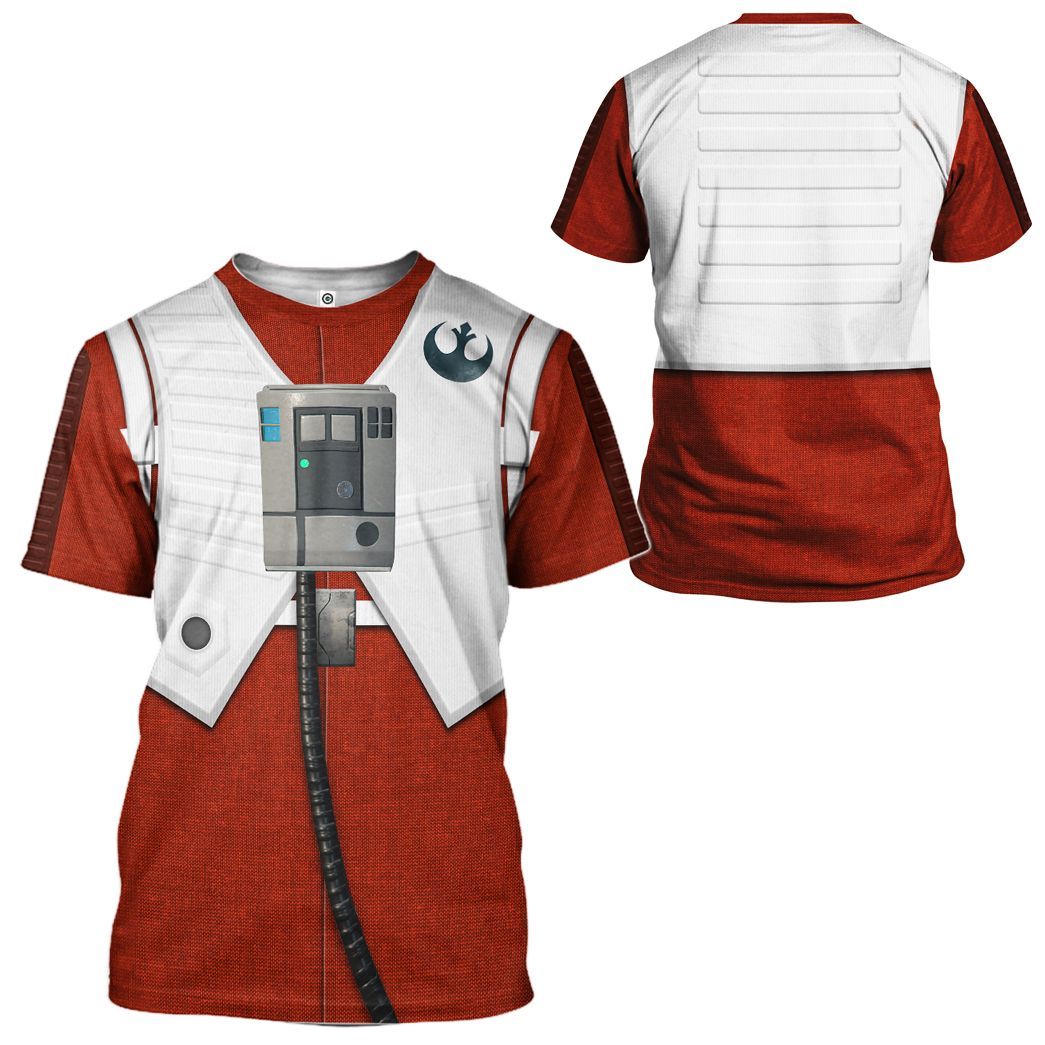 Klothek 3D S.W Poe Dameron Tshirt Hoodie Apparel | Price in USA, Best Quality