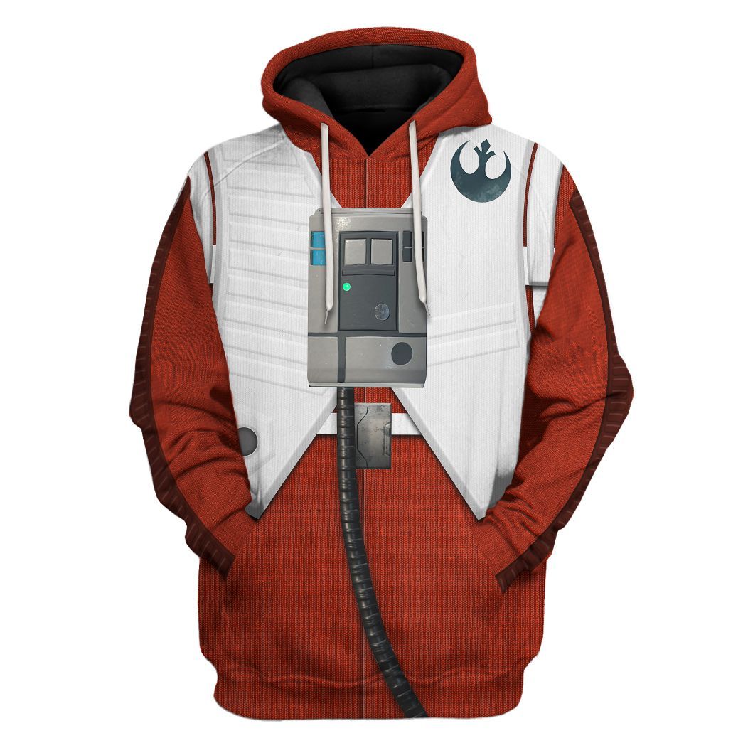 Klothek 3D S.W Poe Dameron Tshirt Hoodie Apparel | Price in USA, Best Quality