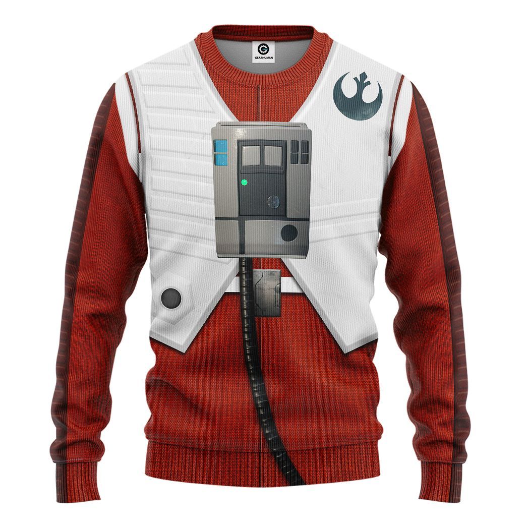 Klothek 3D S.W Poe Dameron Tshirt Hoodie Apparel | Price in USA, Best Quality