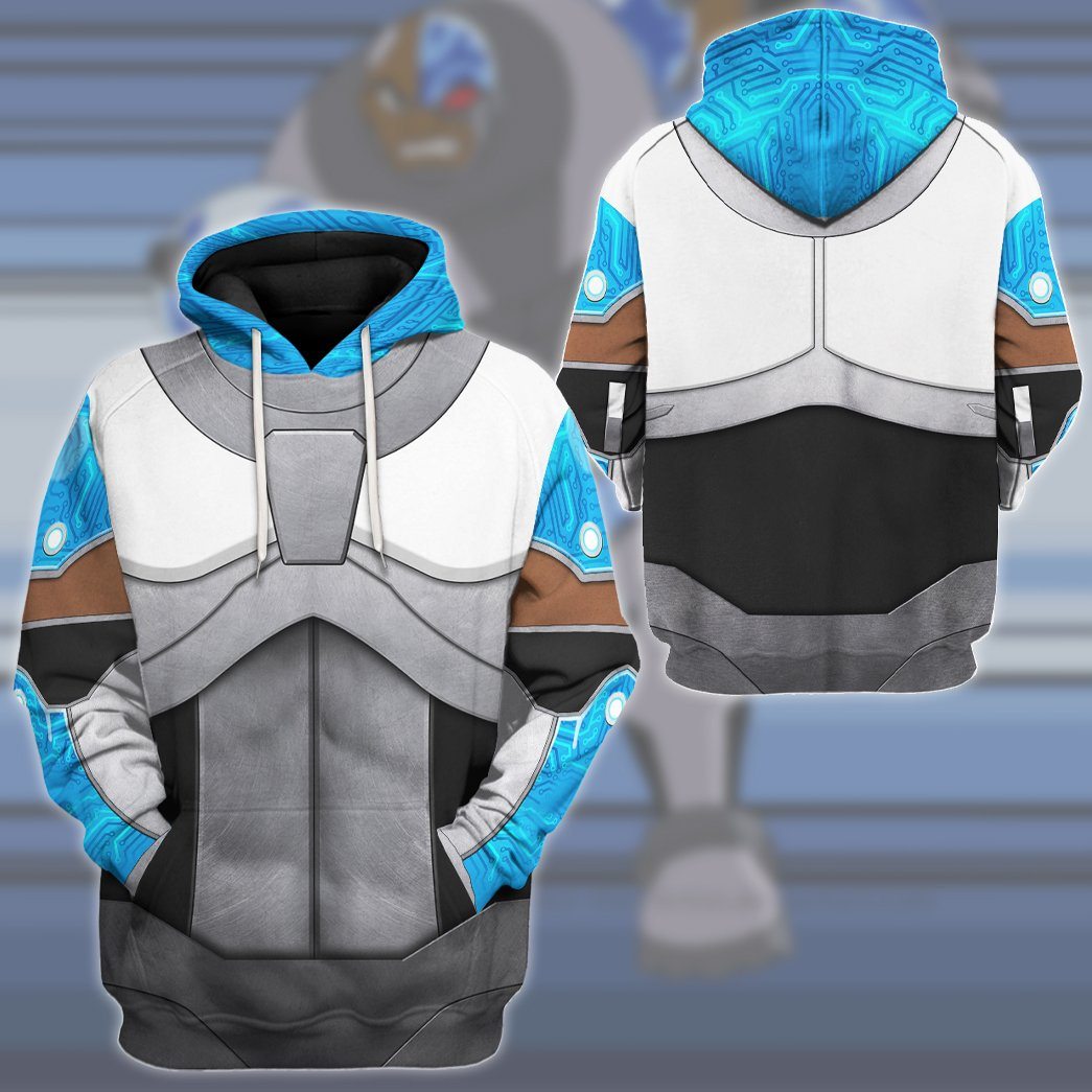 Klothek 3D Teen Titan Cyborg Cosplay Custom Tshirt Hoodie Apparel | Price in USA, Best Quality