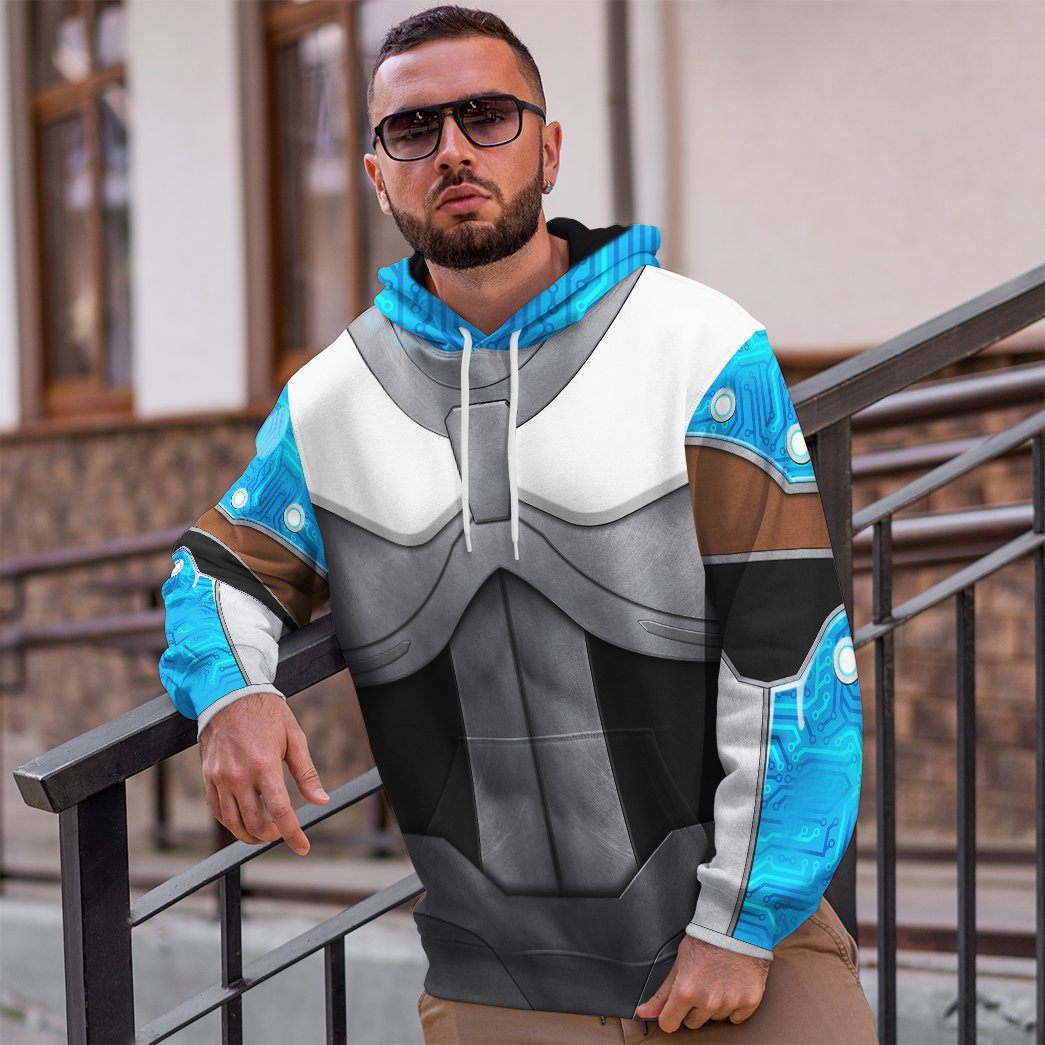 Klothek 3D Teen Titan Cyborg Cosplay Custom Tshirt Hoodie Apparel | Price in USA, Best Quality