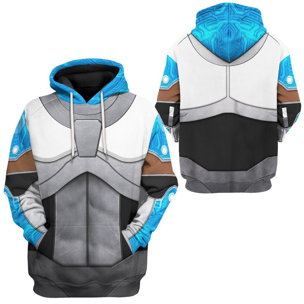 Klothek 3D Teen Titan Cyborg Cosplay Custom Tshirt Hoodie Apparel | Price in USA, Best Quality