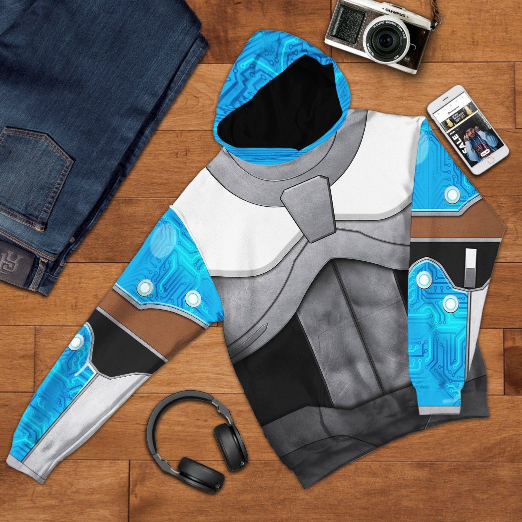 Klothek 3D Teen Titan Cyborg Cosplay Custom Tshirt Hoodie Apparel | Price in USA, Best Quality