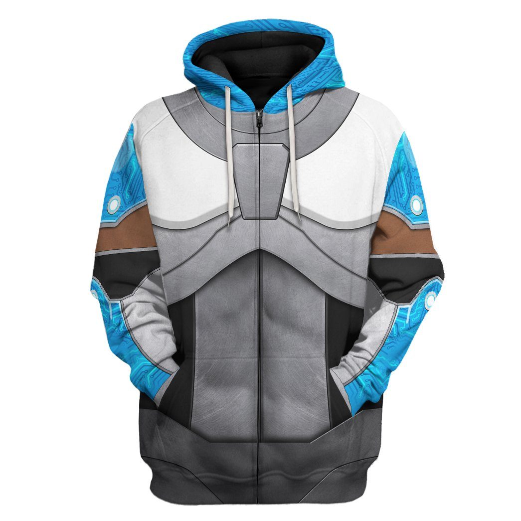 Klothek 3D Teen Titan Cyborg Cosplay Custom Tshirt Hoodie Apparel | Price in USA, Best Quality