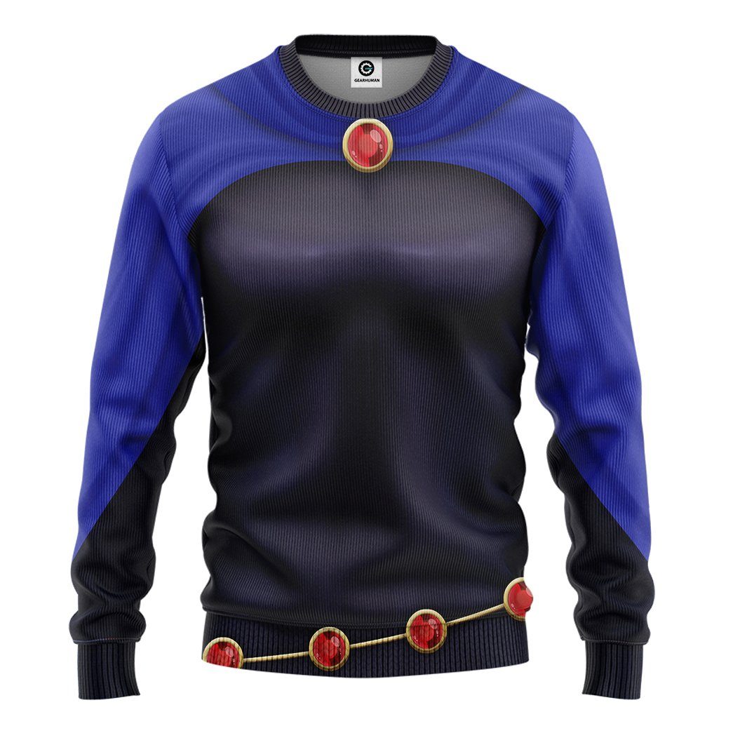 Klothek 3D Teen Titan Raven Cosplay Custom Tshirt Hoodie Apparel | Price in USA, Best Quality