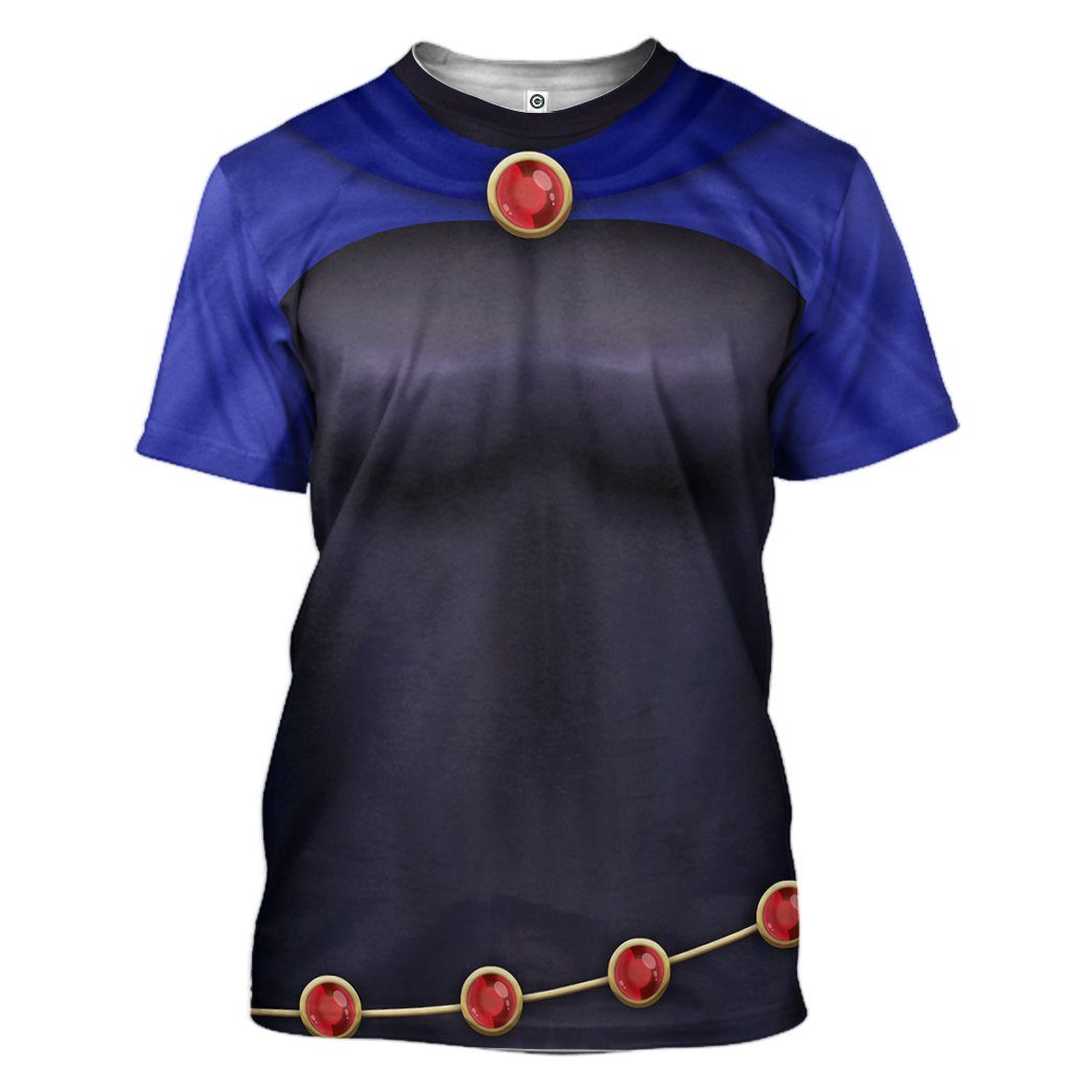 Klothek 3D Teen Titan Raven Cosplay Custom Tshirt Hoodie Apparel | Price in USA, Best Quality