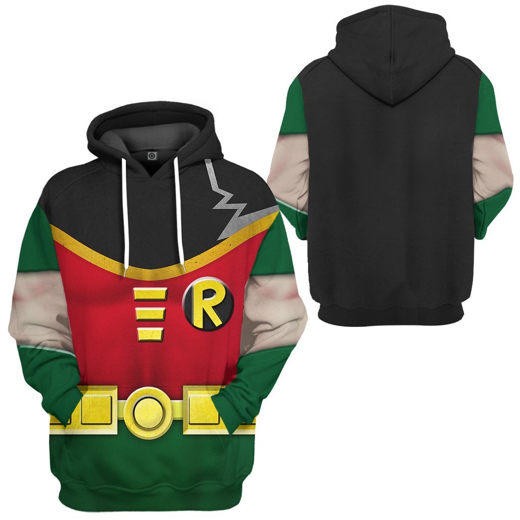 Klothek 3D Teen Titan Robin Cosplay Custom Tshirt Hoodie Apparel | Price in USA, Best Quality