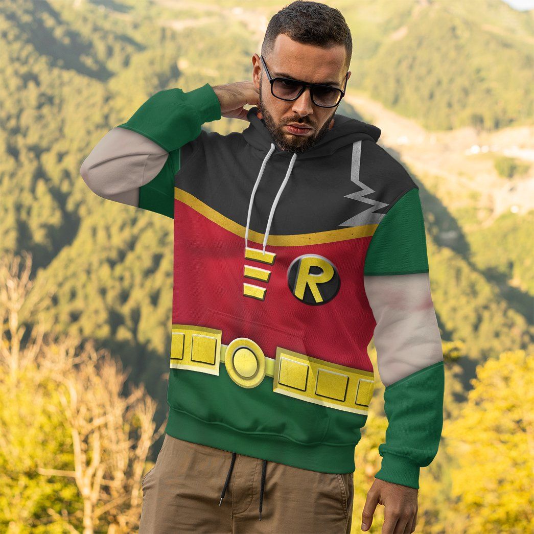 Klothek 3D Teen Titan Robin Cosplay Custom Tshirt Hoodie Apparel | Price in USA, Best Quality