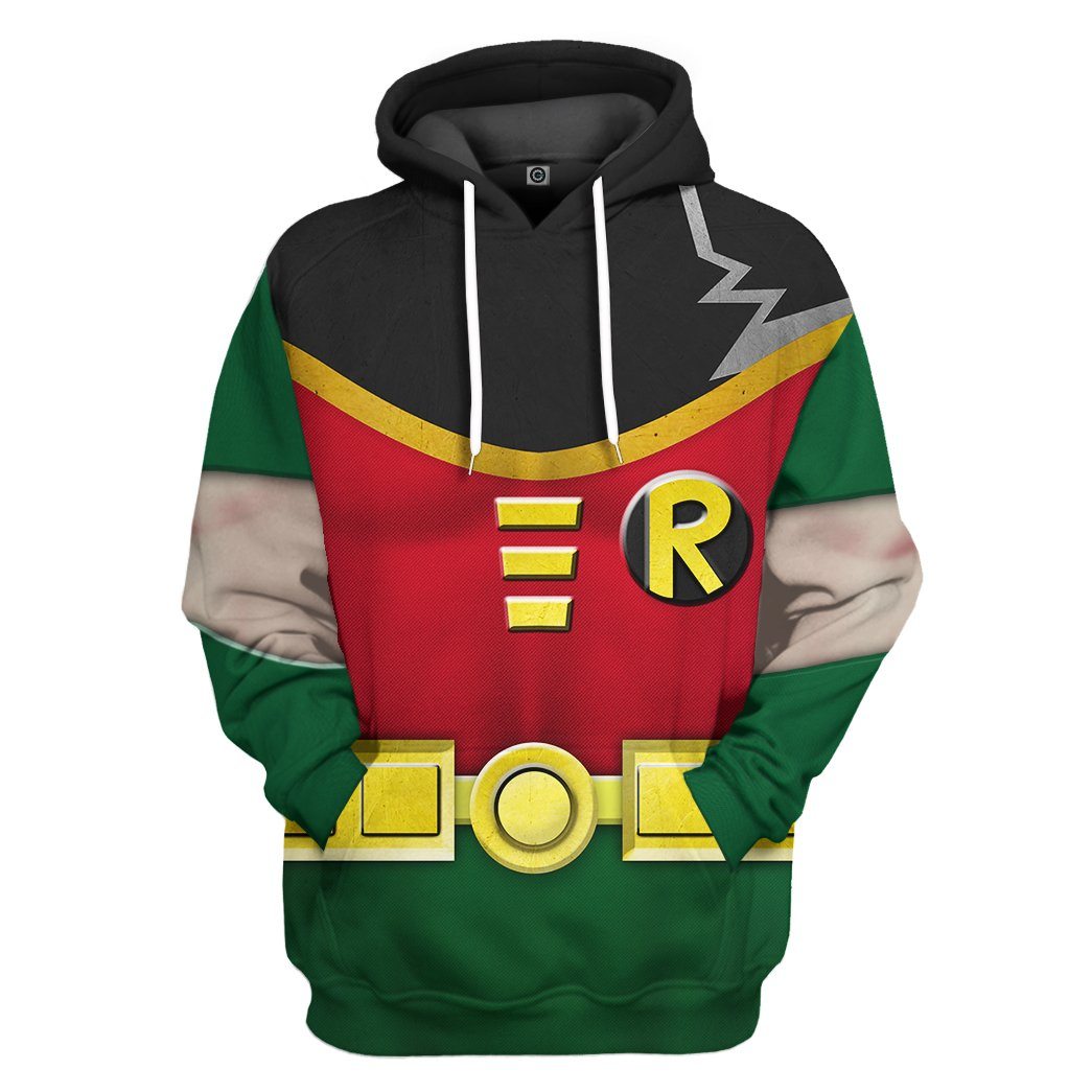 Klothek 3D Teen Titan Robin Cosplay Custom Tshirt Hoodie Apparel | Price in USA, Best Quality