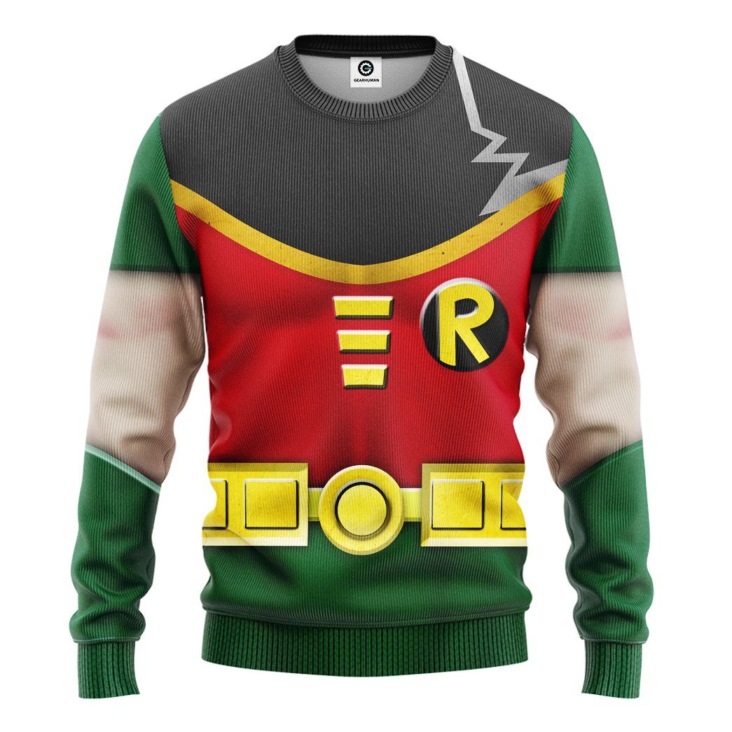 Klothek 3D Teen Titan Robin Cosplay Custom Tshirt Hoodie Apparel | Price in USA, Best Quality