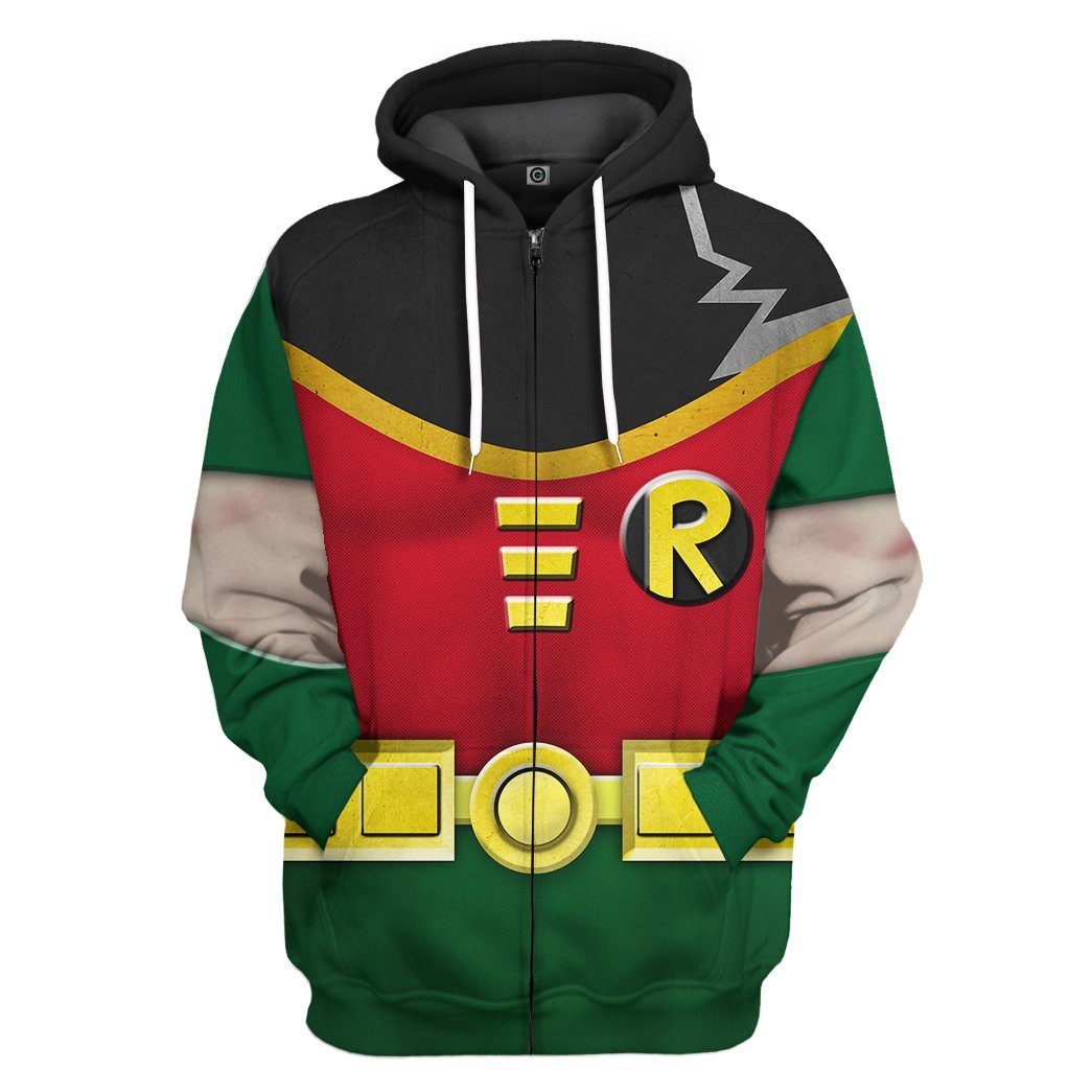 Klothek 3D Teen Titan Robin Cosplay Custom Tshirt Hoodie Apparel | Price in USA, Best Quality